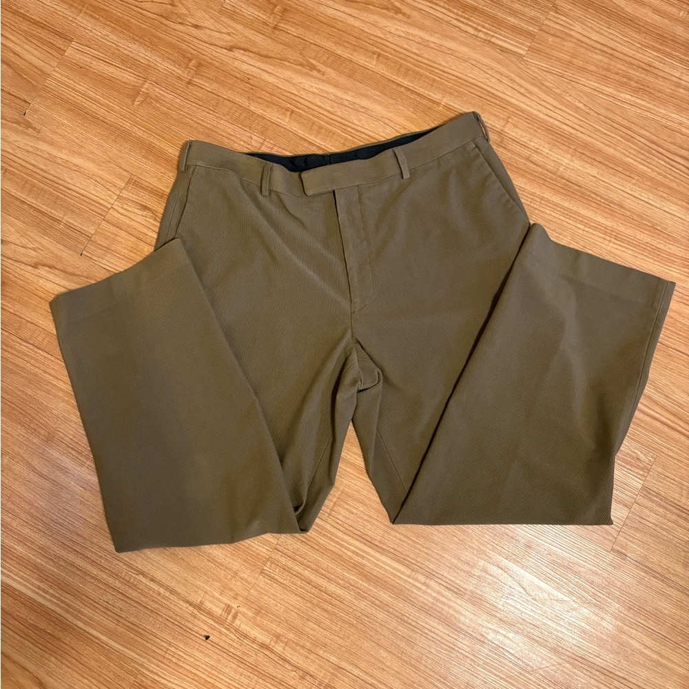 Axist Men's‎ Olive Chinos 38 x 30 Corduroy Feel Office Trousers